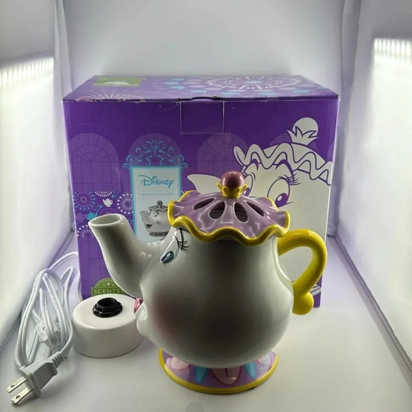 Scentsy Home DISNEY Beauty & The Beast Mrs. Potts Full Size Wax Warmer w/Box - Picture 9 of 15
